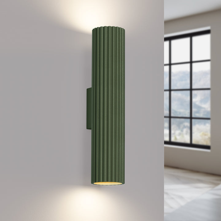 Lampa de perete KARBON 30 verde masliniu