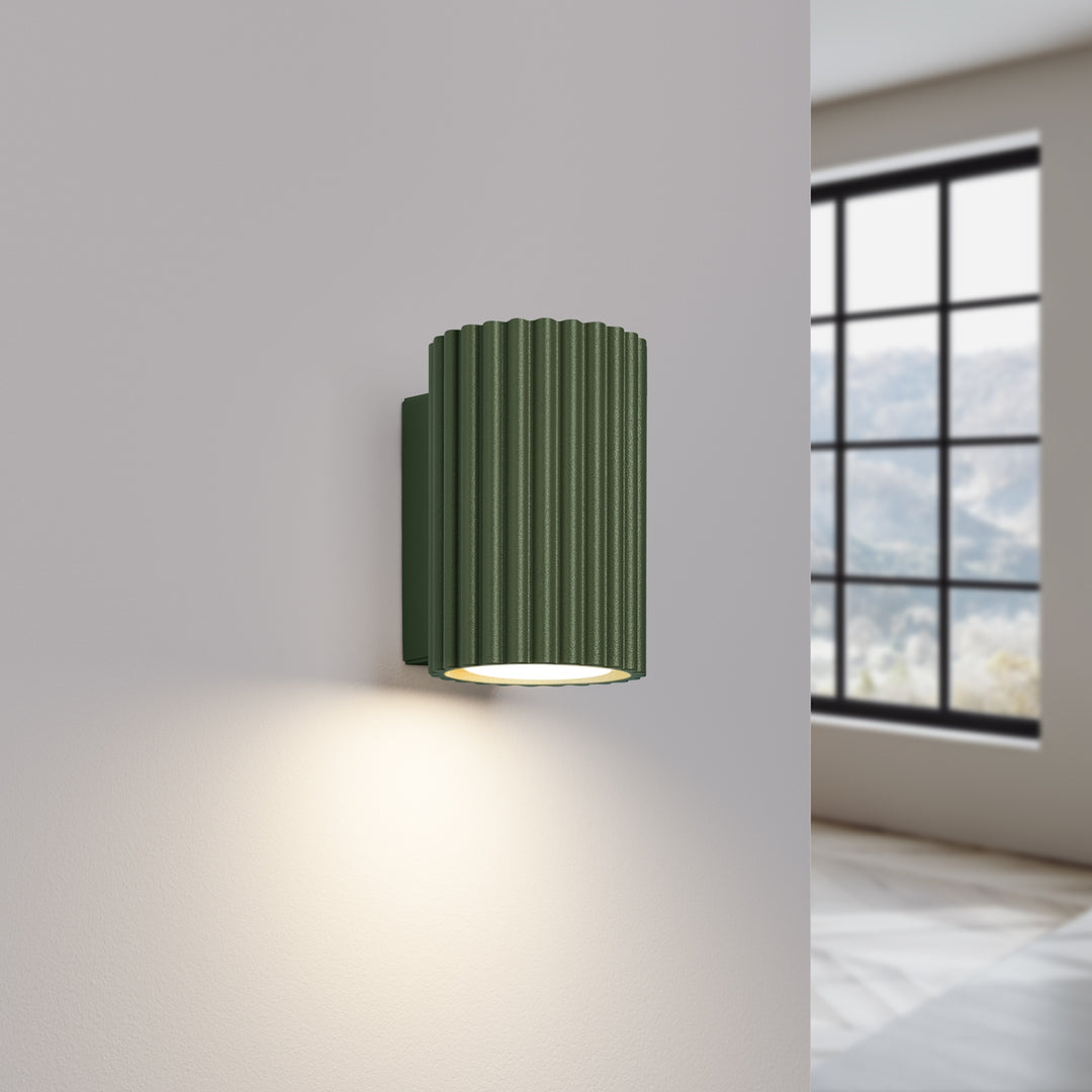 Lampa de perete KARBON 10 verde masliniu