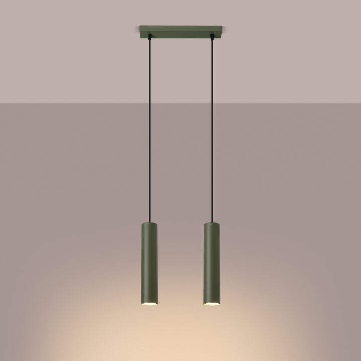 Lampa suspendata LAGOS 2 verde masliniu