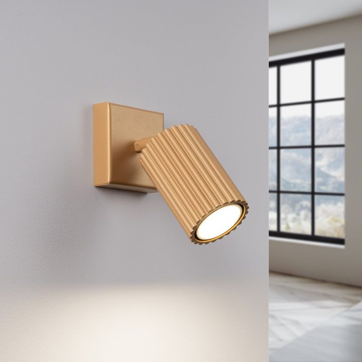 Lampa de perete KARBON aur