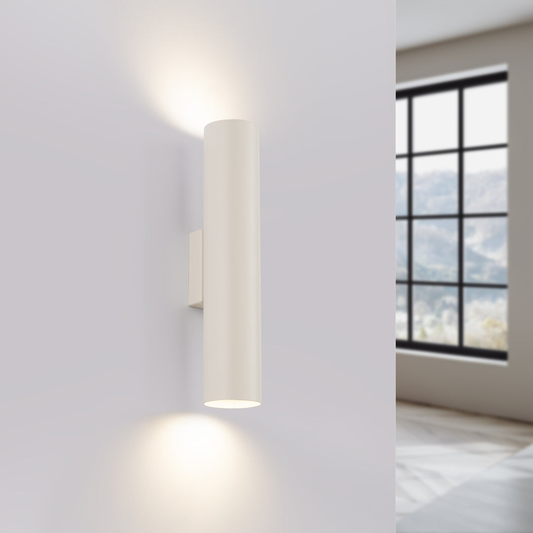 Aplica de perete tip spot cu lumina bidirectionala LAGOS 2 bej