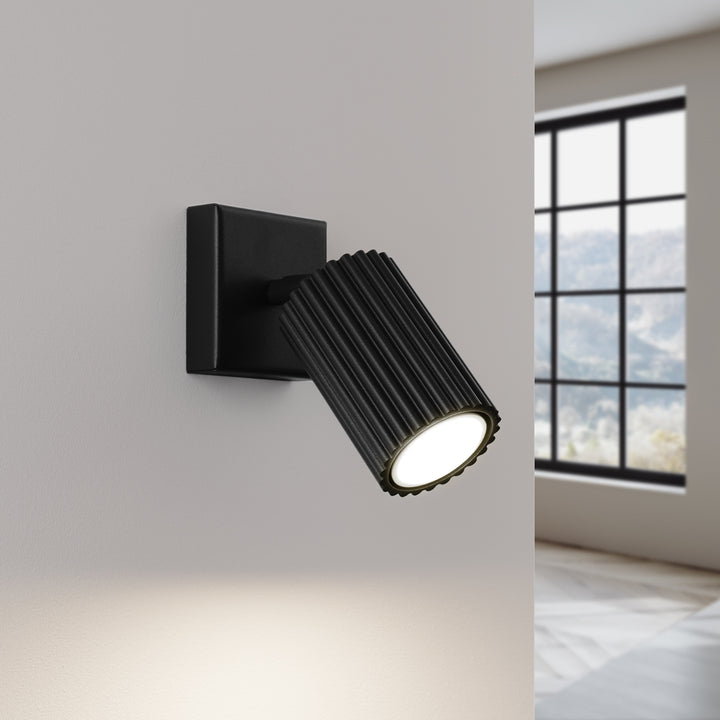 Lampa de perete KARBON negru