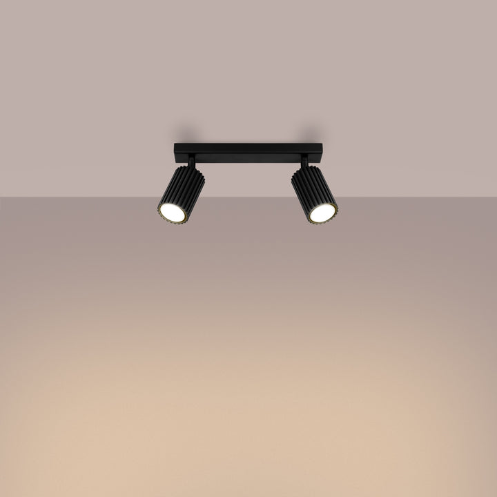 Plafoniera KARBON 2 negru