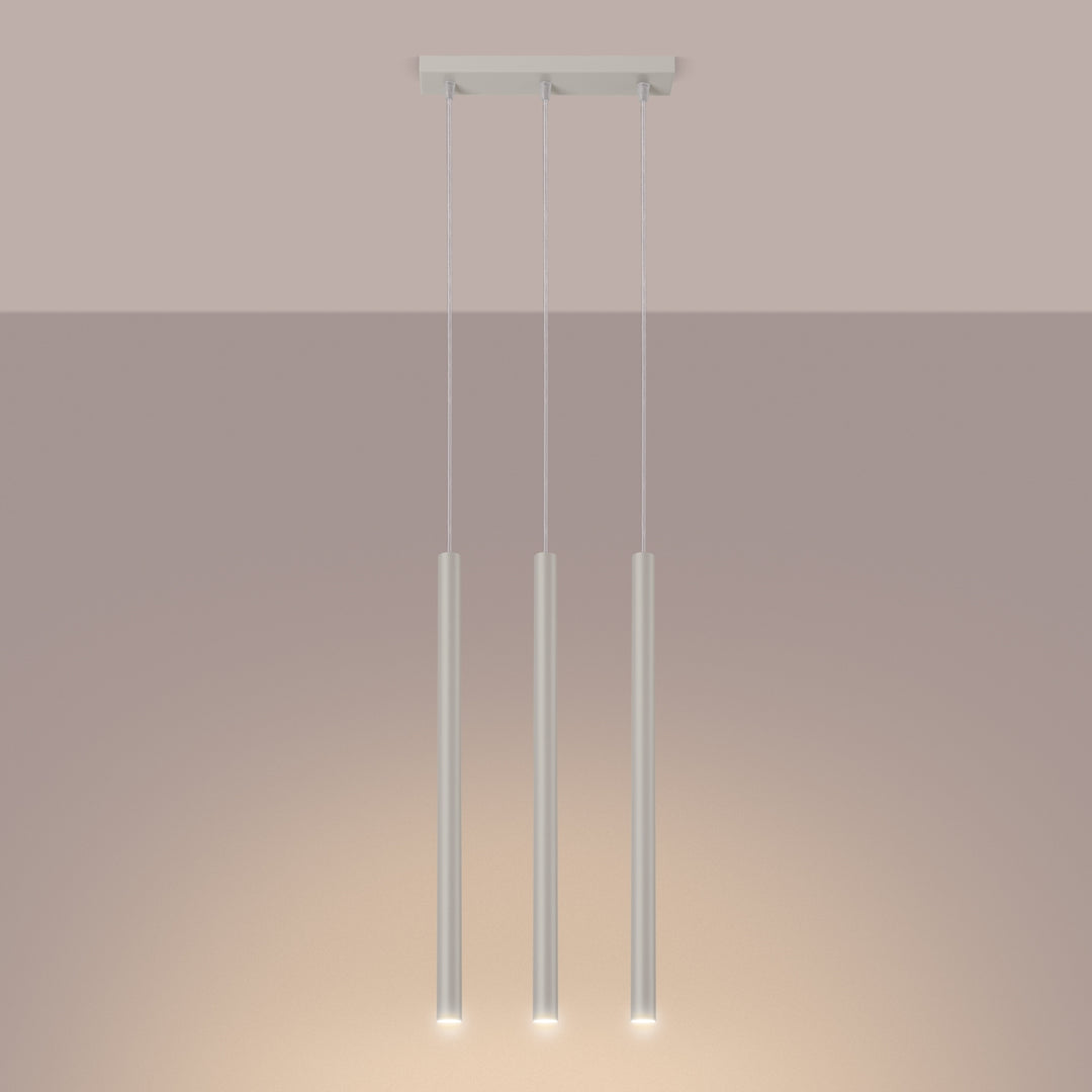 Lampa suspendata PASTELO 3 bej