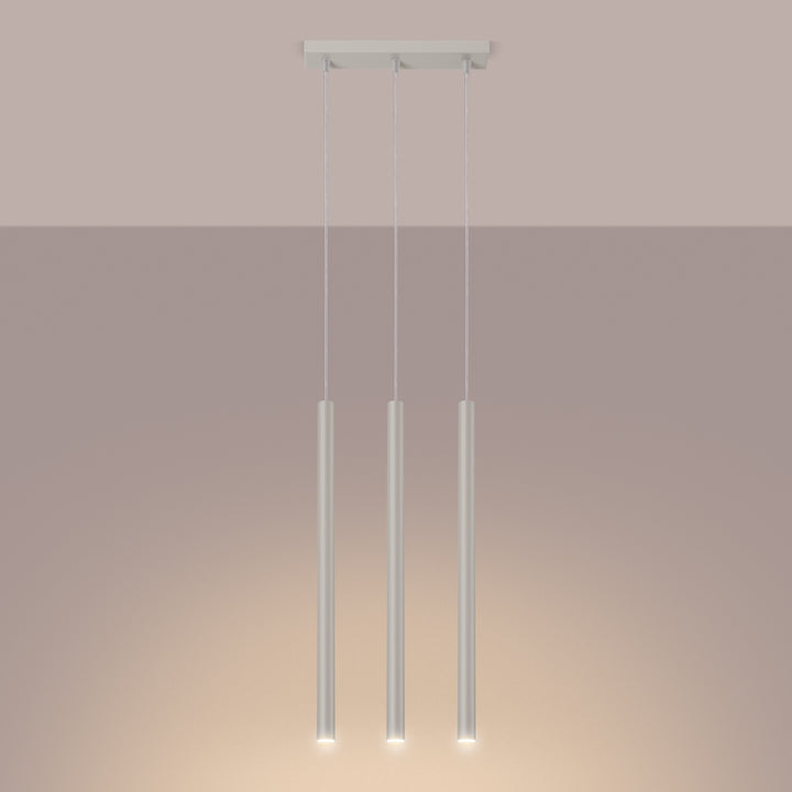 Lampa suspendata PASTELO 3 bej