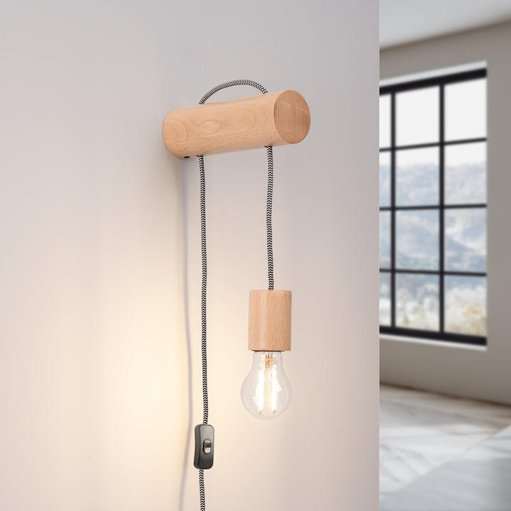 Lampa de perete NIMBI E27 cu intrerupator