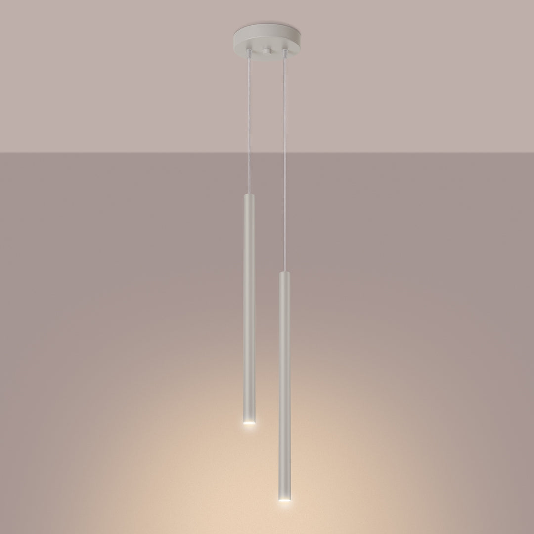 Lampa suspendata PASTELO 2 bej