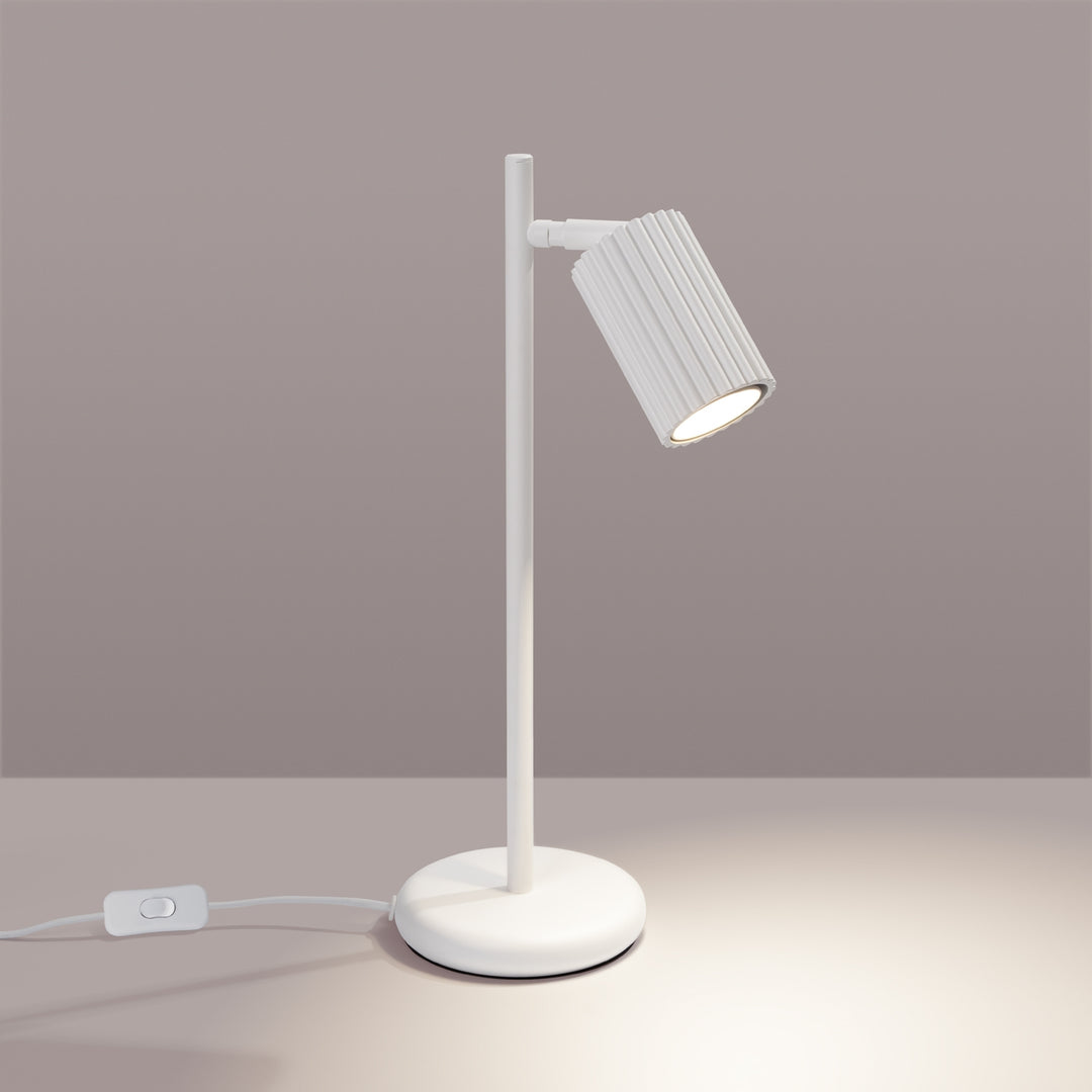 Lampa de masa KARBON alb