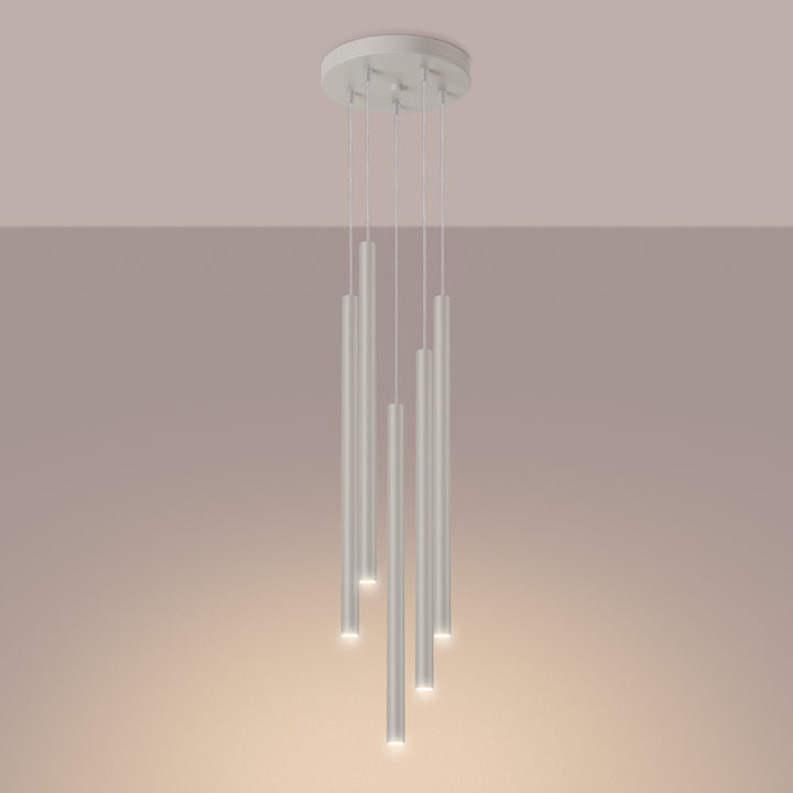 Lampa suspendata PASTELO 5P bej