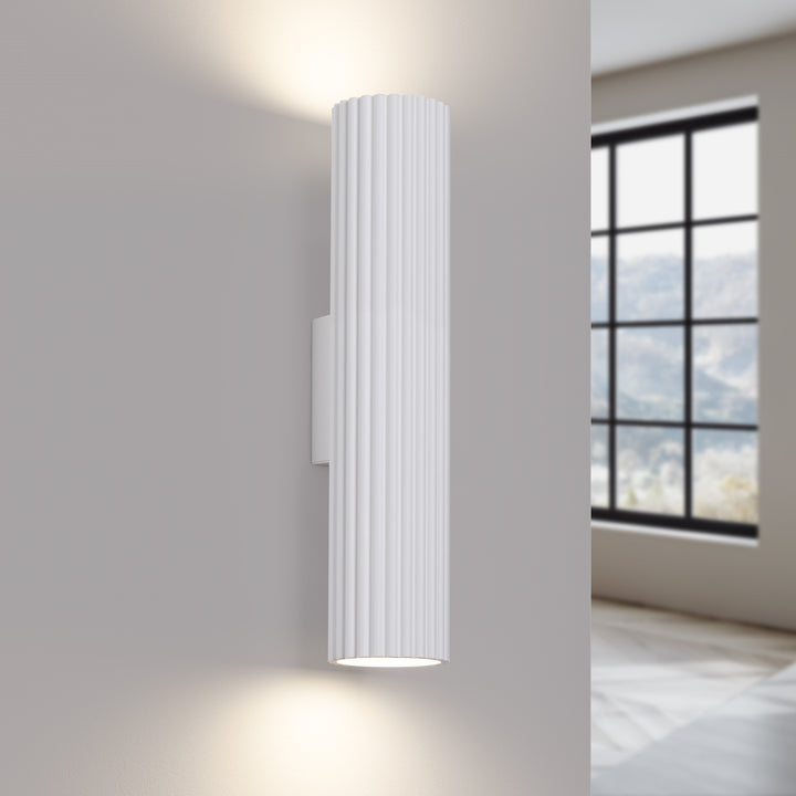Lampa de perete KARBON 30 alb