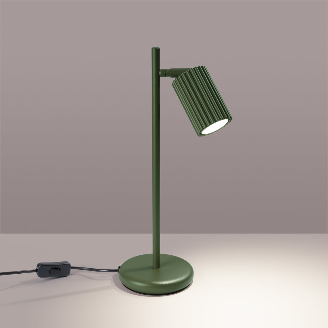 Lampa de masa KARBON verde masliniu