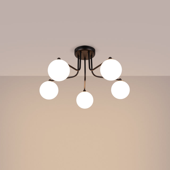 Candelabru ASTRAL 5 negru