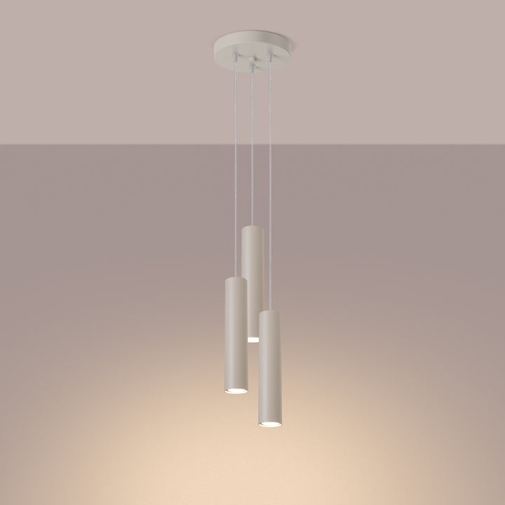 Lampa suspendata LAGOS 3P bej