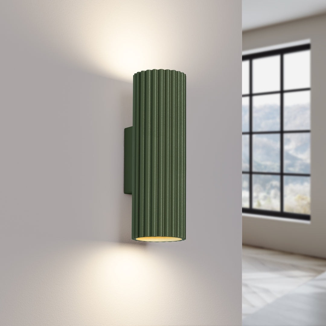 Lampa de perete KARBON 20 verde masliniu