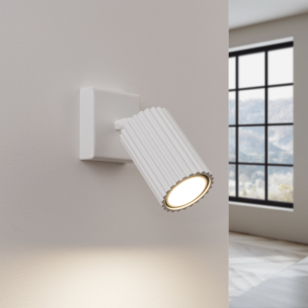 Lampa de perete KARBON alb