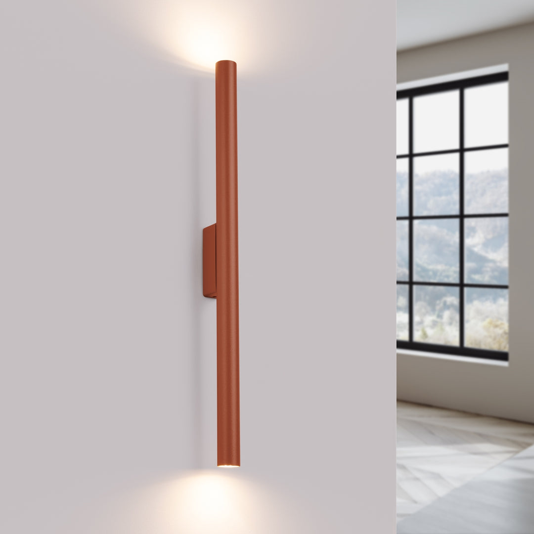 Lampa de perete PASTELO 2 rosu ocru