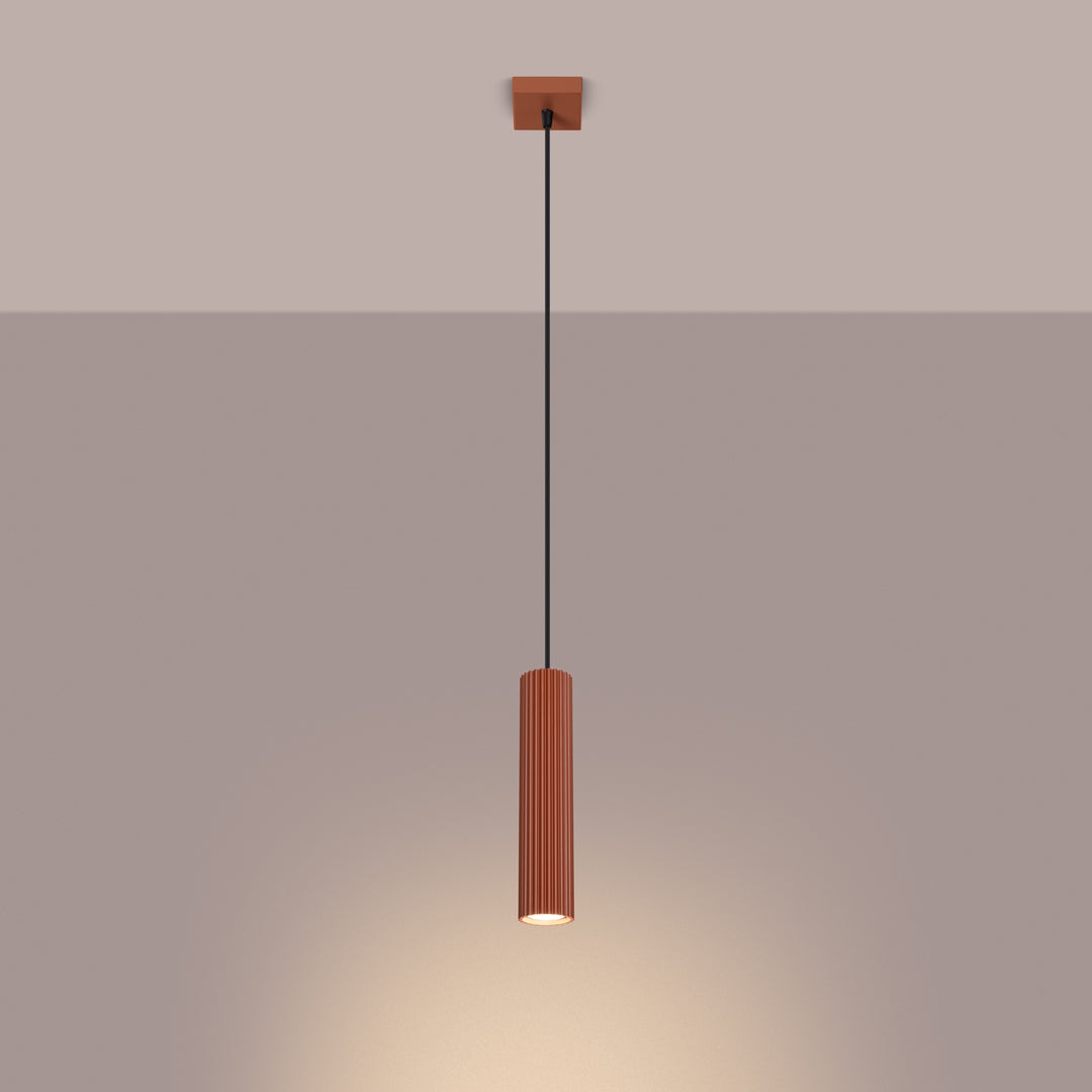 Pendul KARBON 1 rosu ocru