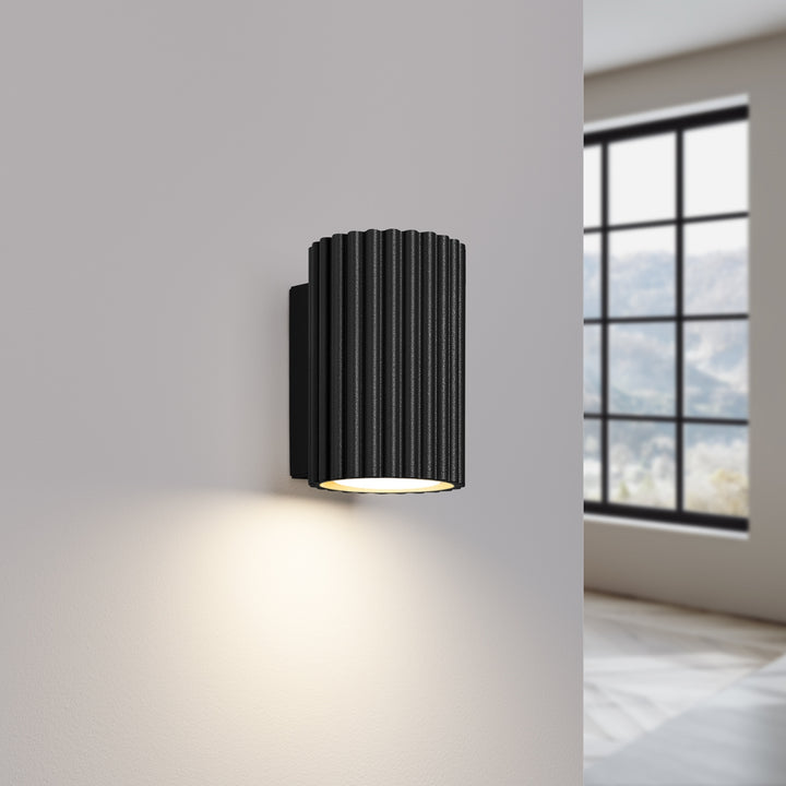 Lampa de perete KARBON 10 negru