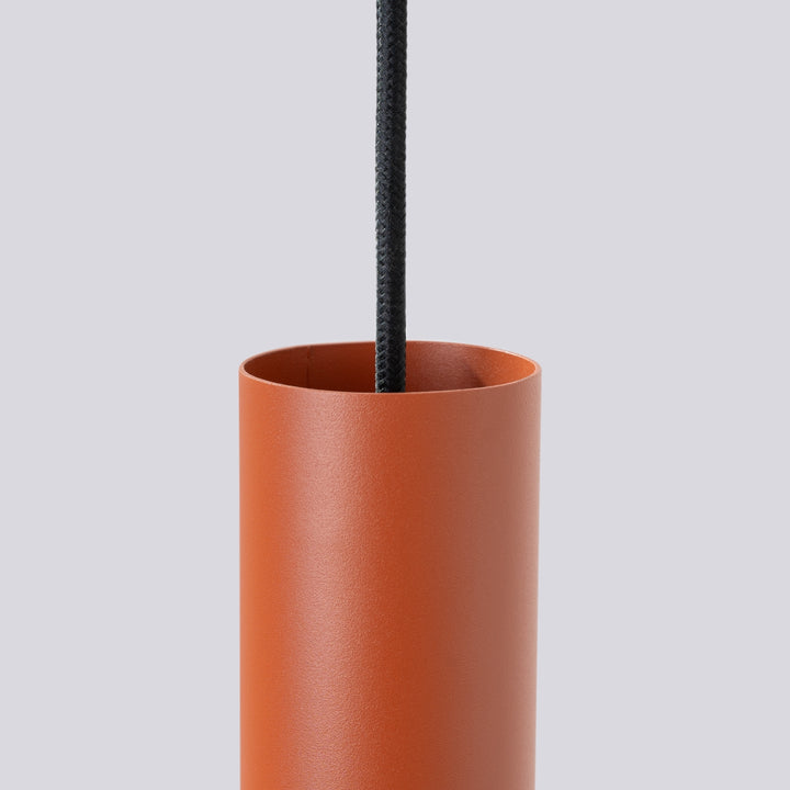 Lampa suspendata LAGOS 3L ocru rosu