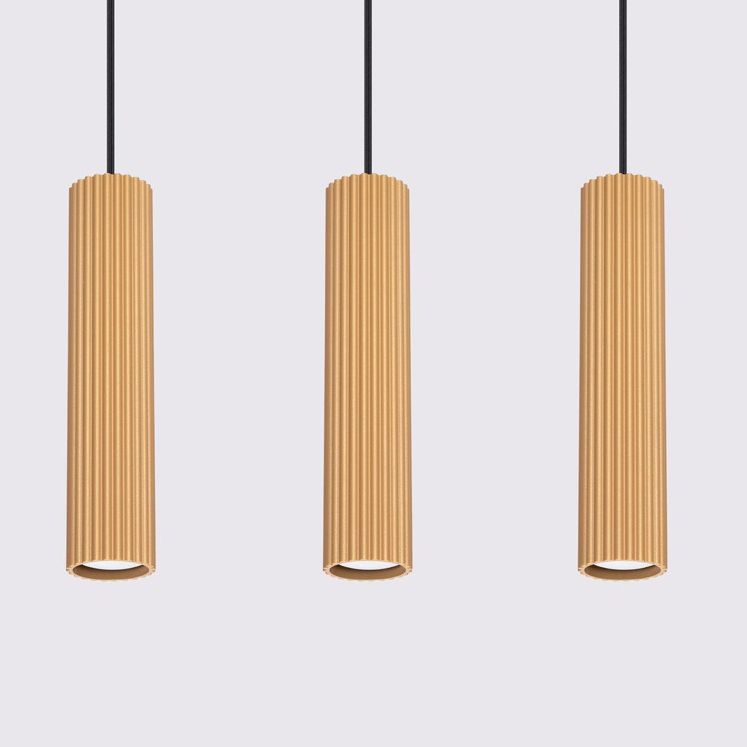 Lampa suspendata KARBON 3L aur