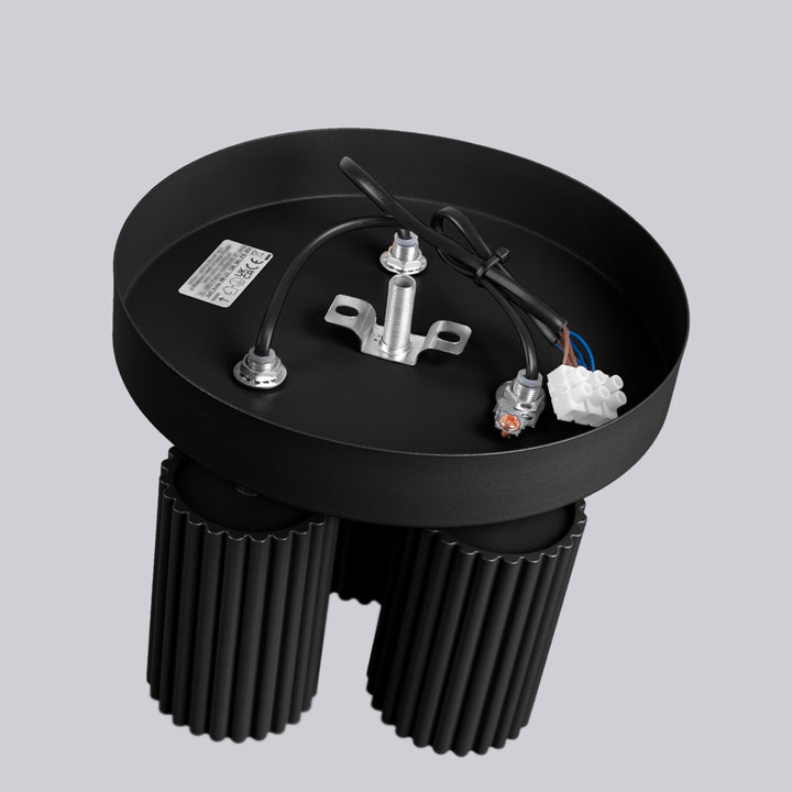 Plafoniera KARBON 3P negru