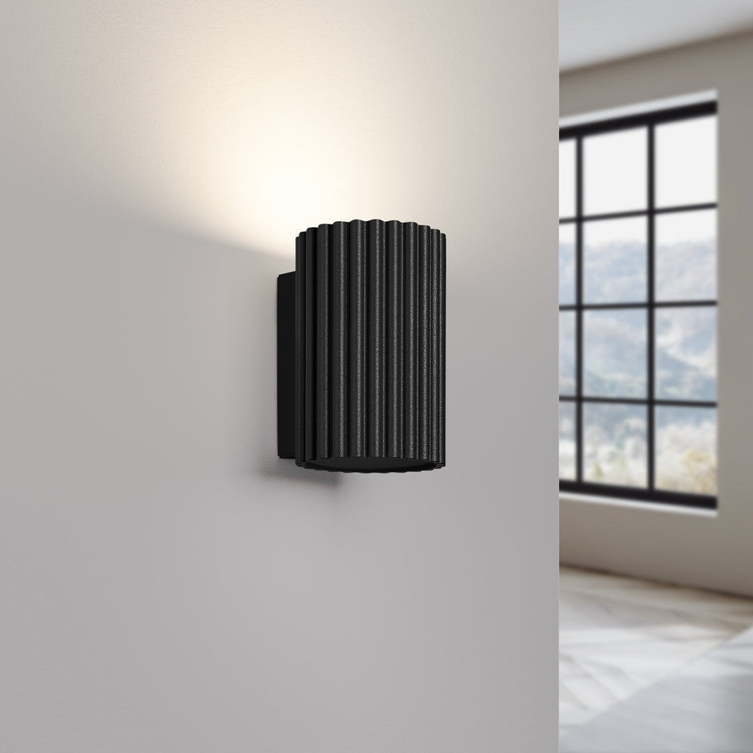 Lampa de perete KARBON 10 negru