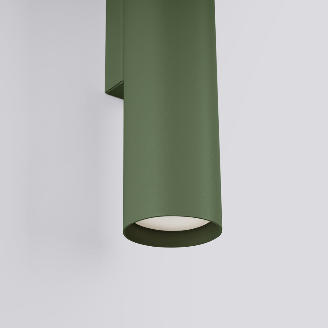 Aplica de perete tip spot cu lumina bidirectionala LAGOS 2 verde masliniu