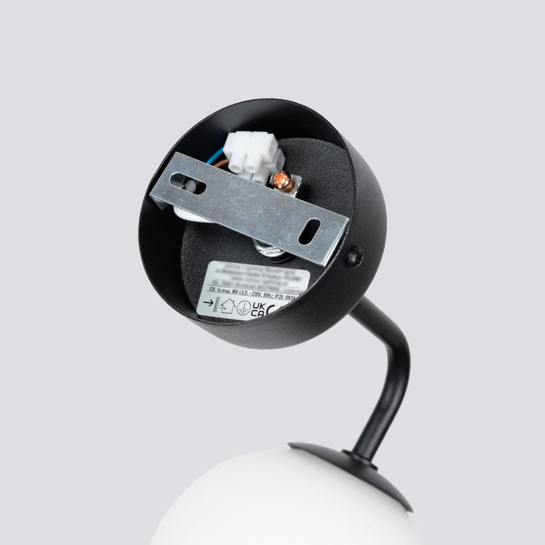 Lampa de perete ASTRAL 1 negru