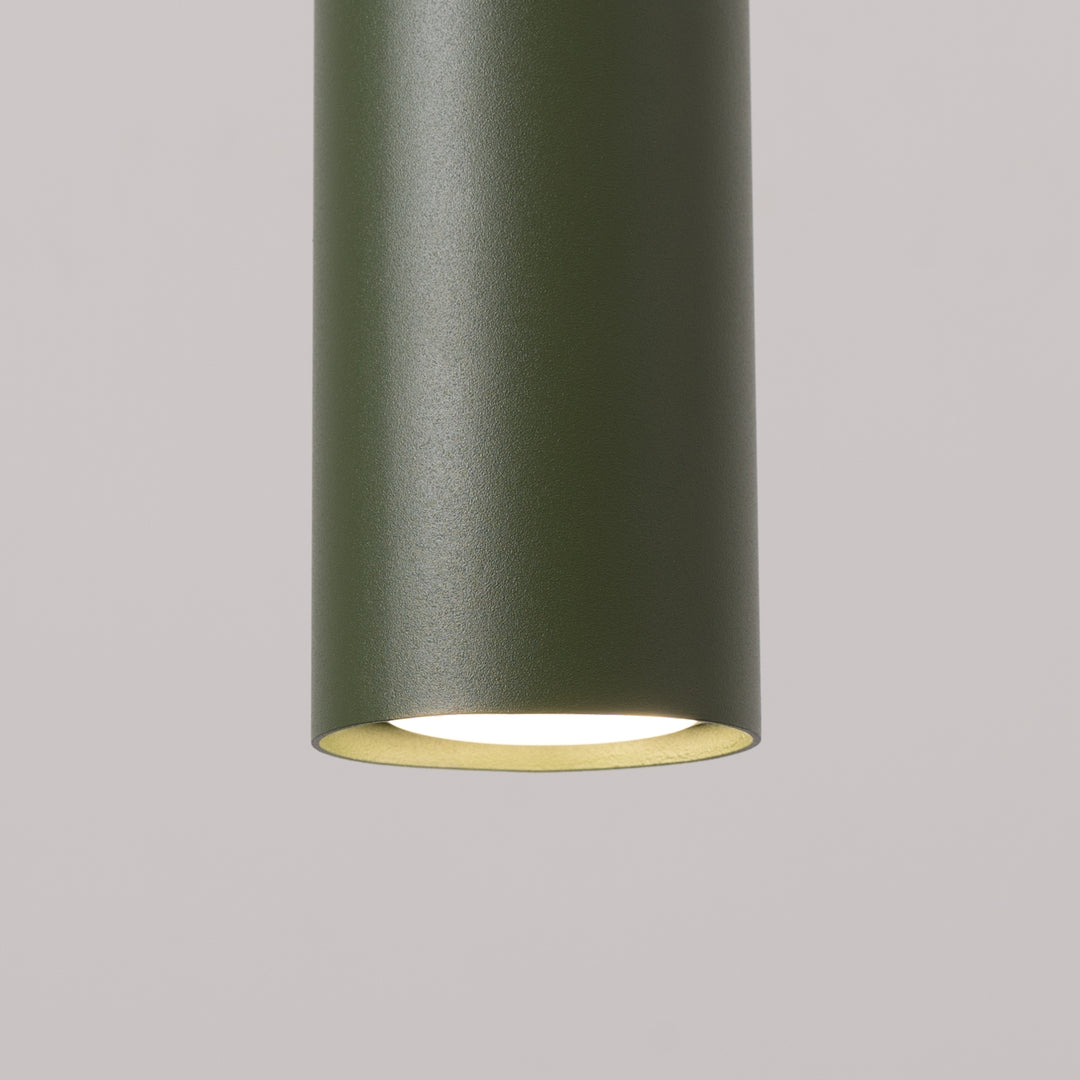 Lampa suspendata LAGOS 3L verde masliniu