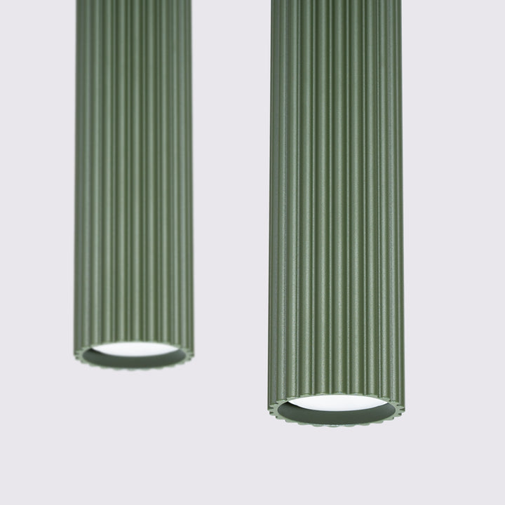 Lampa suspendata KARBON 2 verde masliniu