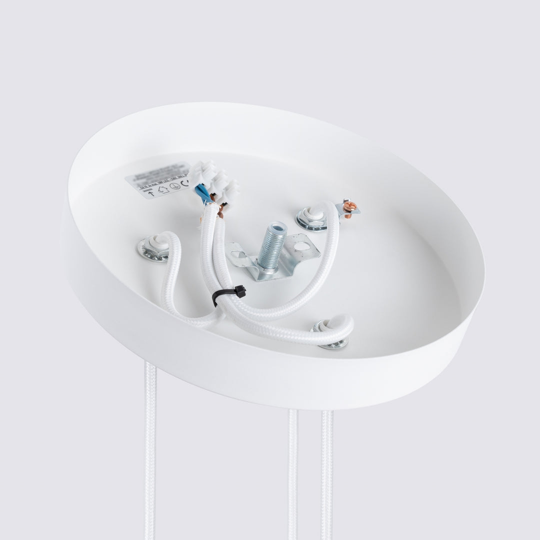 Lampa suspendata KARBON 3P alb