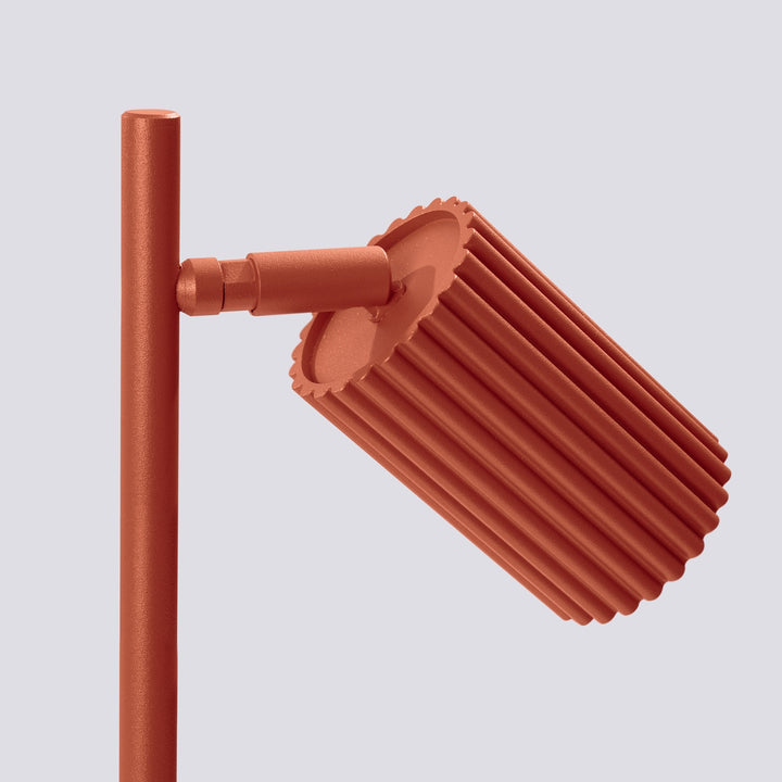Lampa de masa KARBON ocru rosu