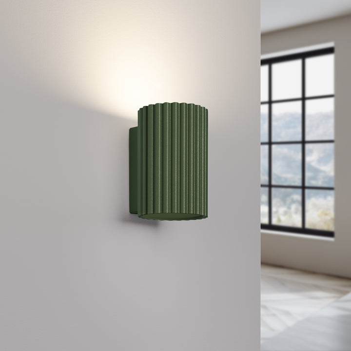 Lampa de perete KARBON 10 verde masliniu