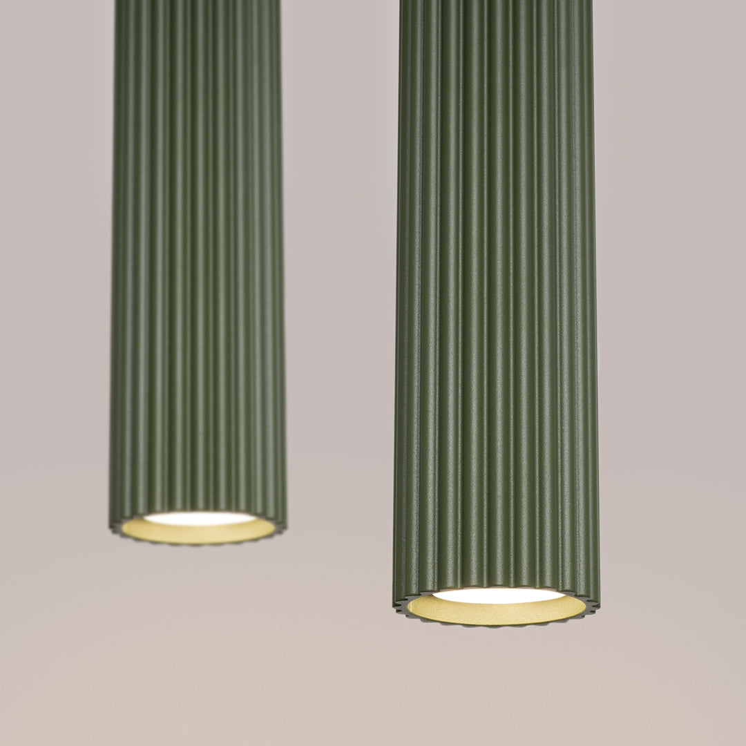 Lampa suspendata KARBON 2 verde masliniu