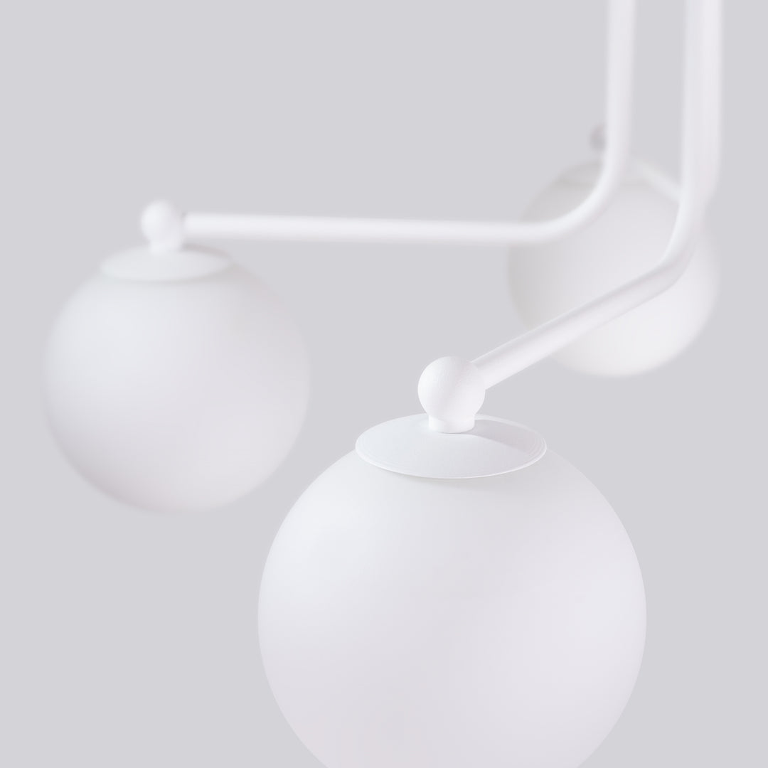 Candelabru ASTRAL 5 alb