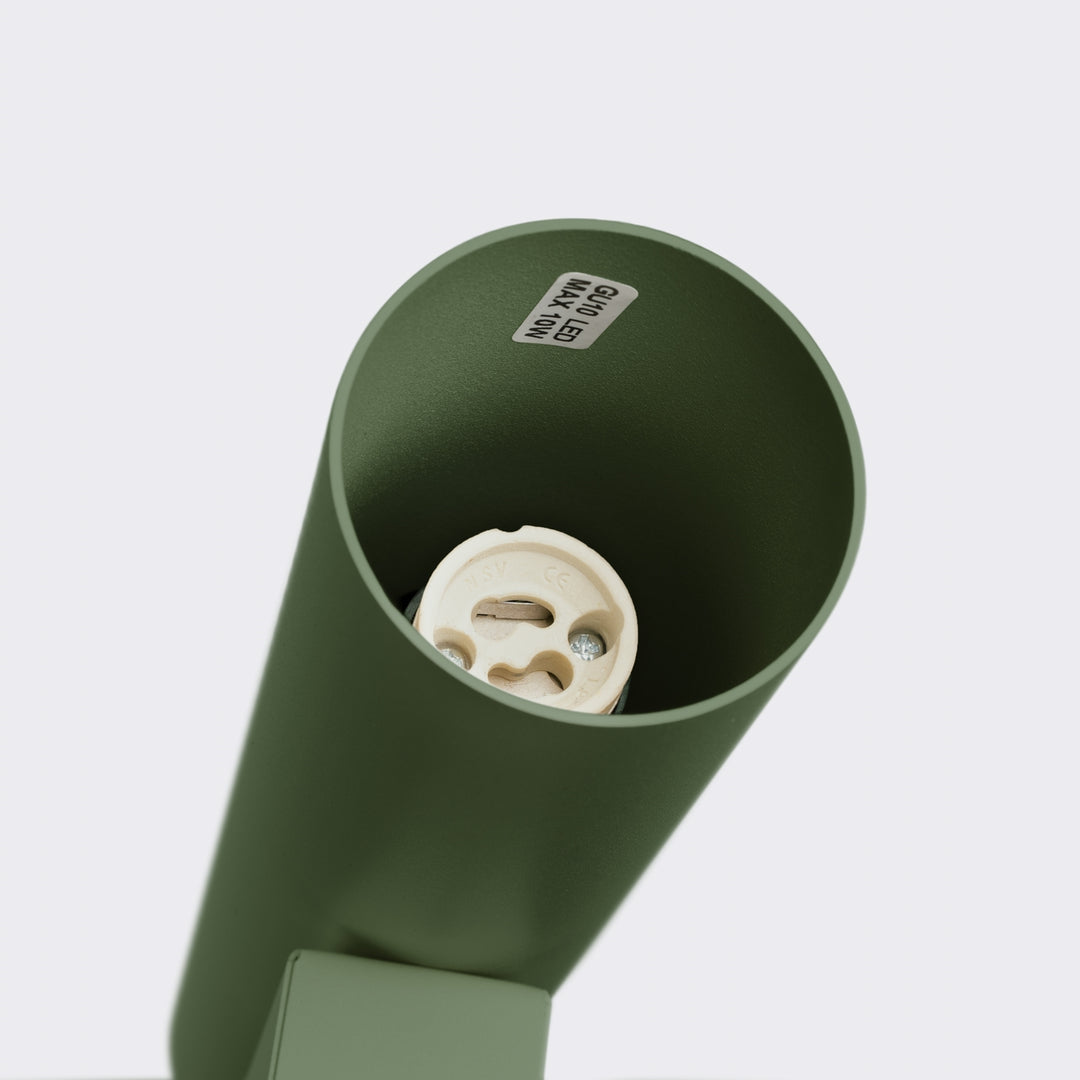 Aplica de perete tip spot cu lumina bidirectionala LAGOS 2 verde masliniu