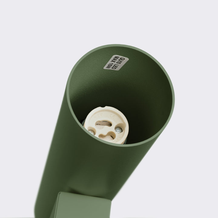 Aplica de perete tip spot cu lumina bidirectionala LAGOS 2 verde masliniu