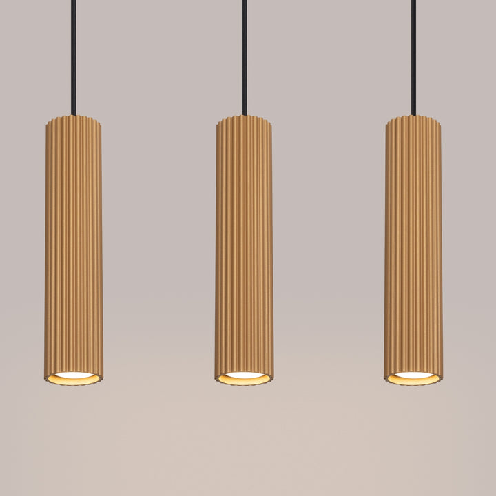 Lampa suspendata KARBON 3L aur