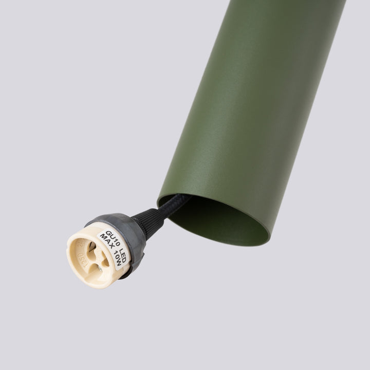 Lampa suspendata LAGOS 3P verde masliniu
