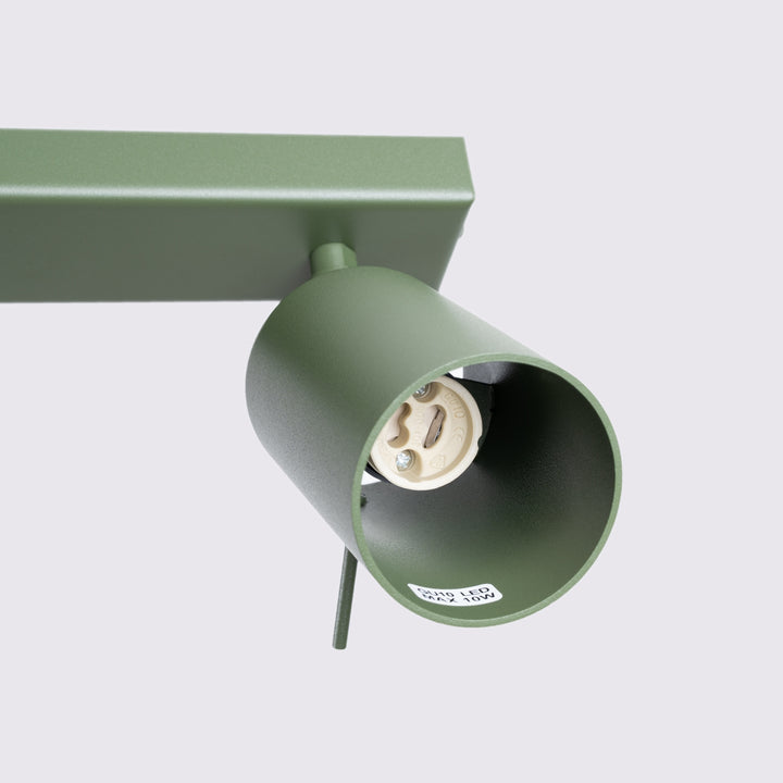 Plafoniera RING 4L verde masliniu