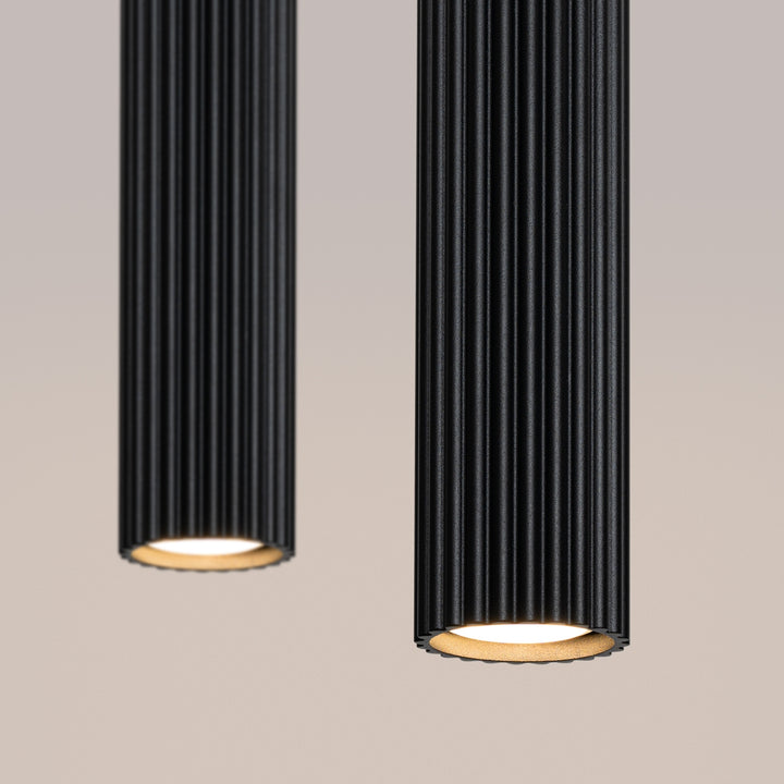 Lampa suspendata KARBON 2 negru