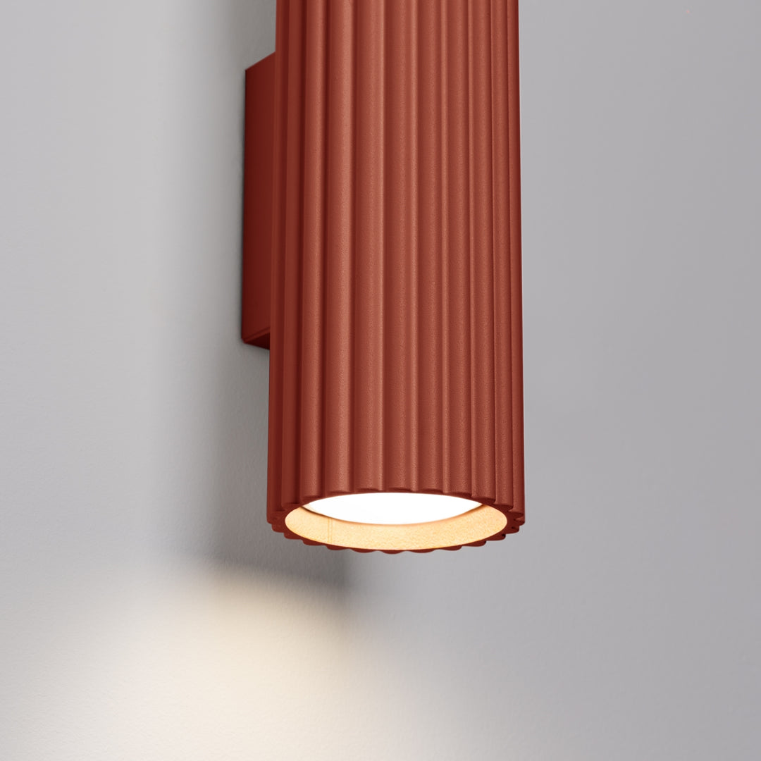 Lampa de perete KARBON 20 rosu ocru