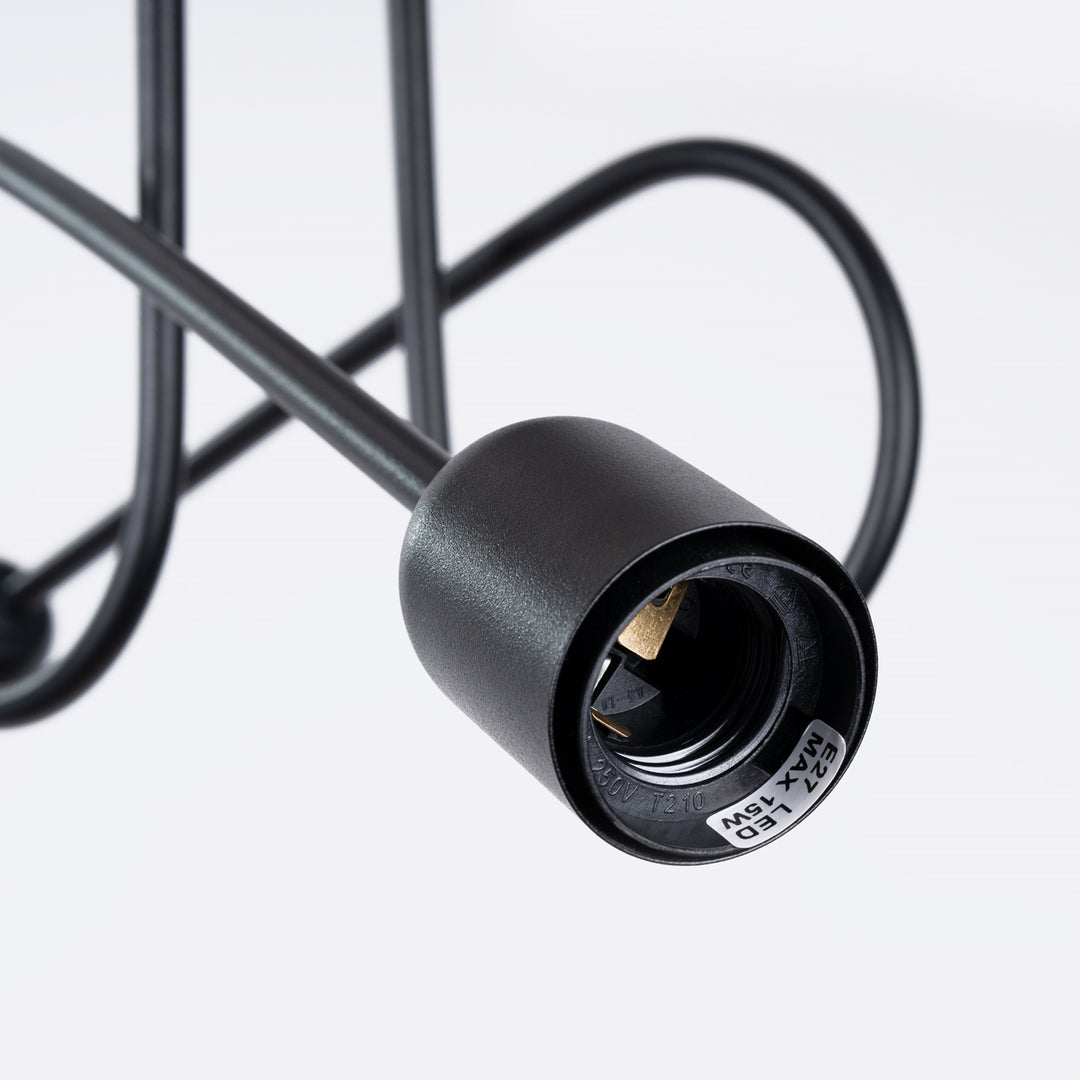 Lustra LOOP 2 negru