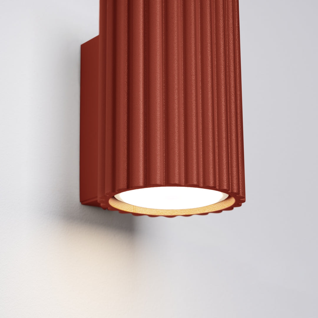 Lampa de perete KARBON 10 rosu ocru