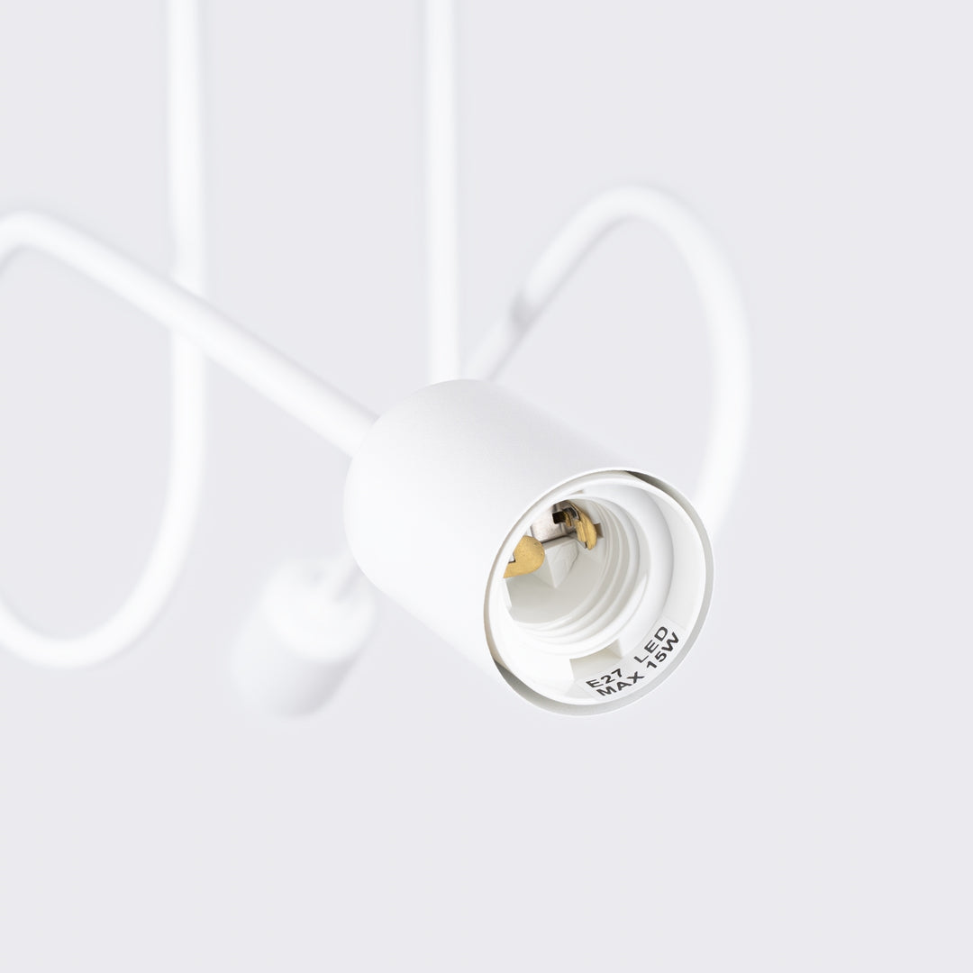 Lustra LOOP 2 alb