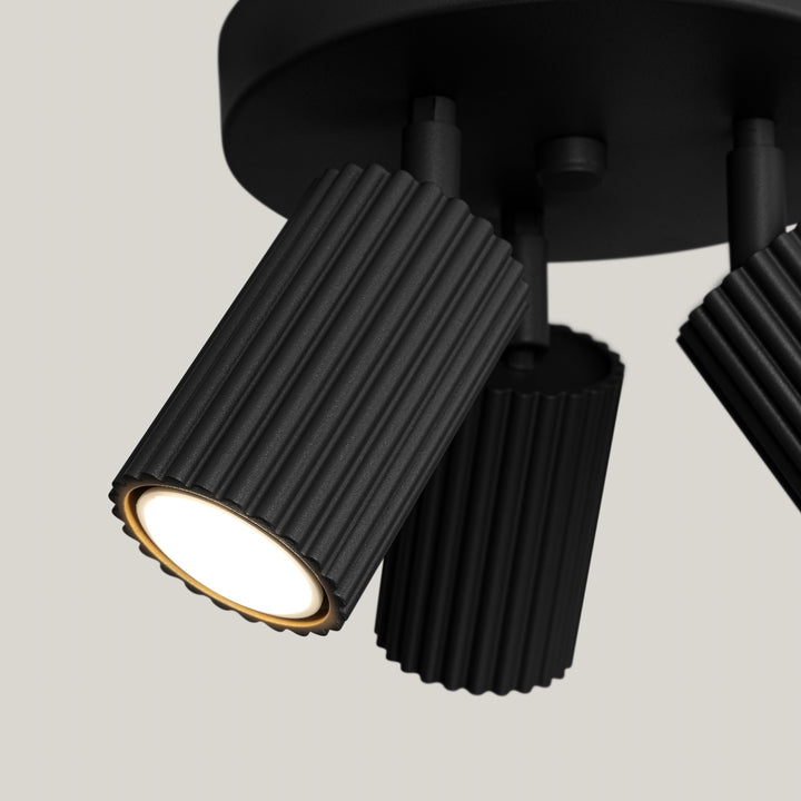 Plafoniera KARBON 3P negru