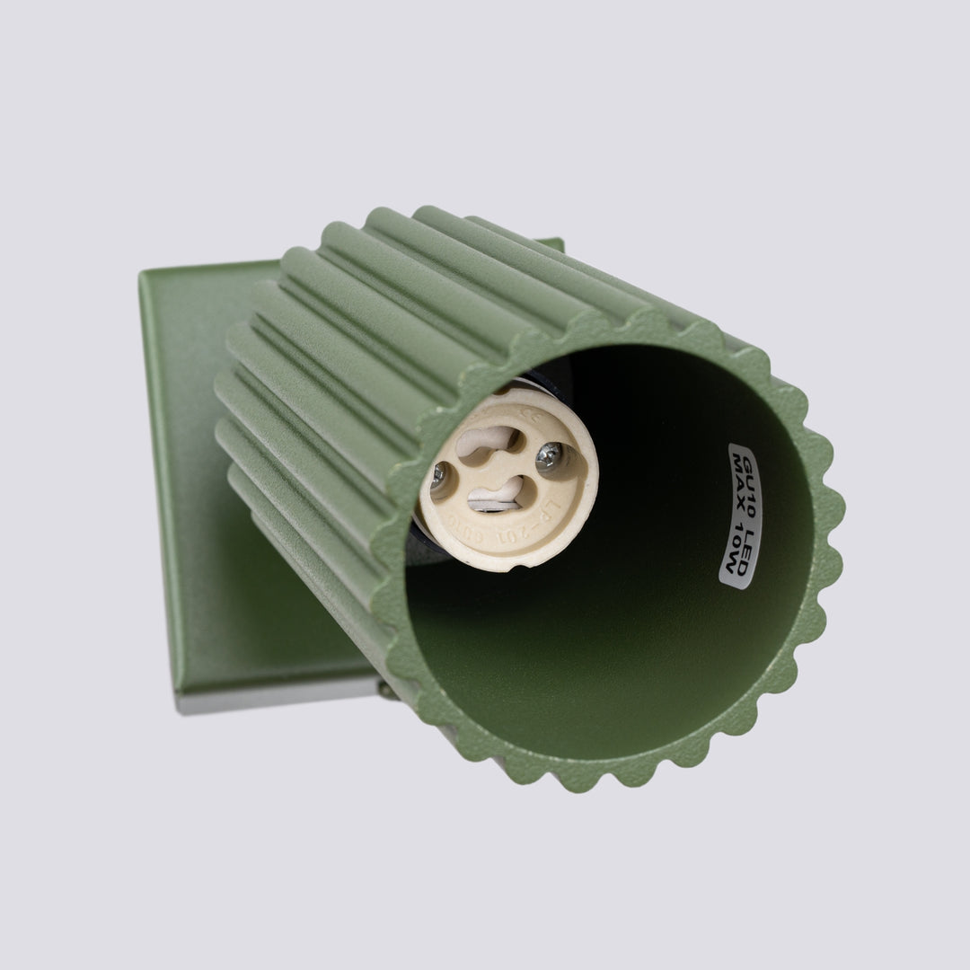 Lampa de perete KARBON verde masliniu