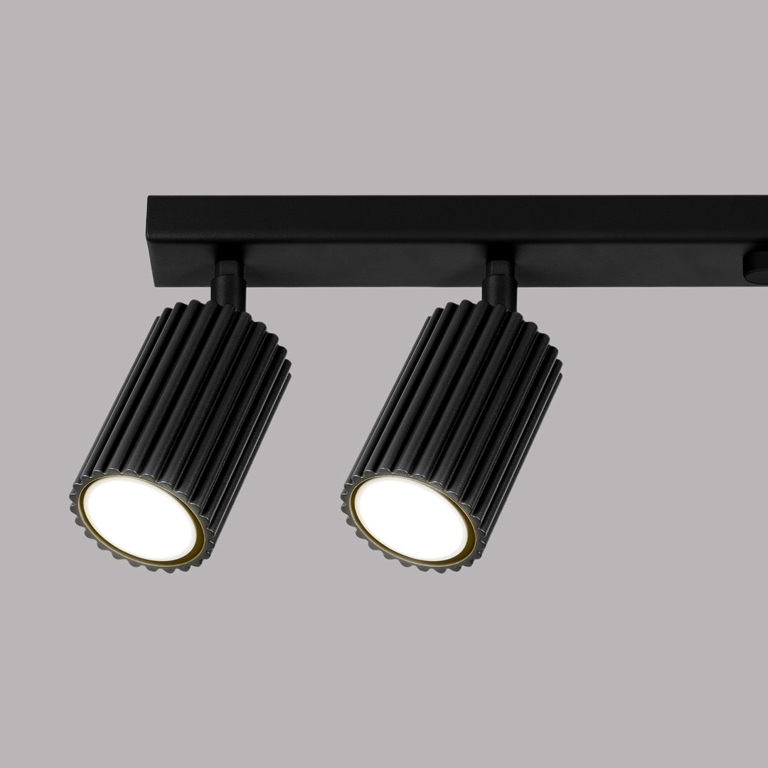 Plafoniera KARBON 6L negru