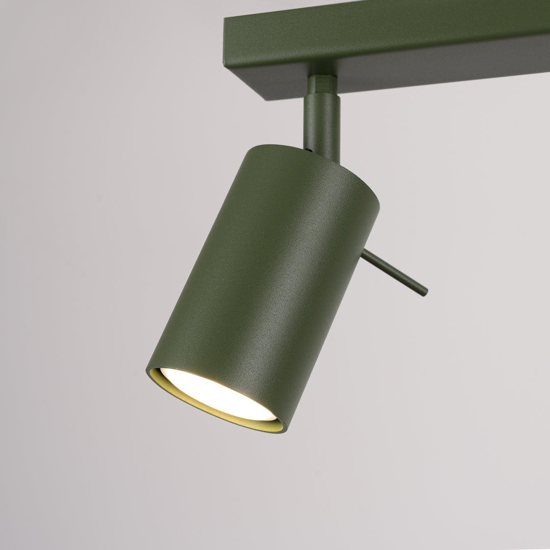 Plafoniera RING 4L verde masliniu
