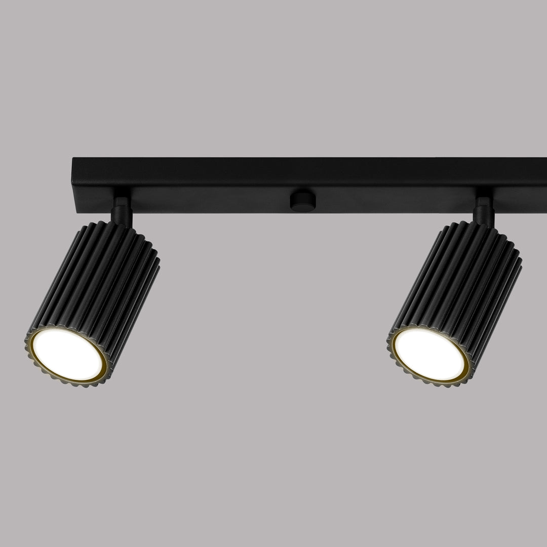 Plafoniera KARBON 4L negru